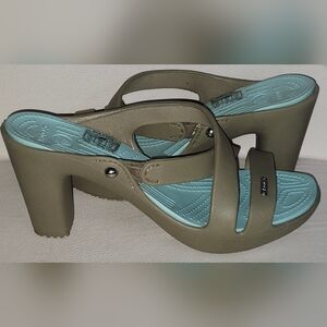 Women's CROCS Strappy Platform Sandals
